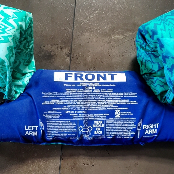 Swim Stearns Puddle Jumper Life Jacket Floaties Surfboard Design